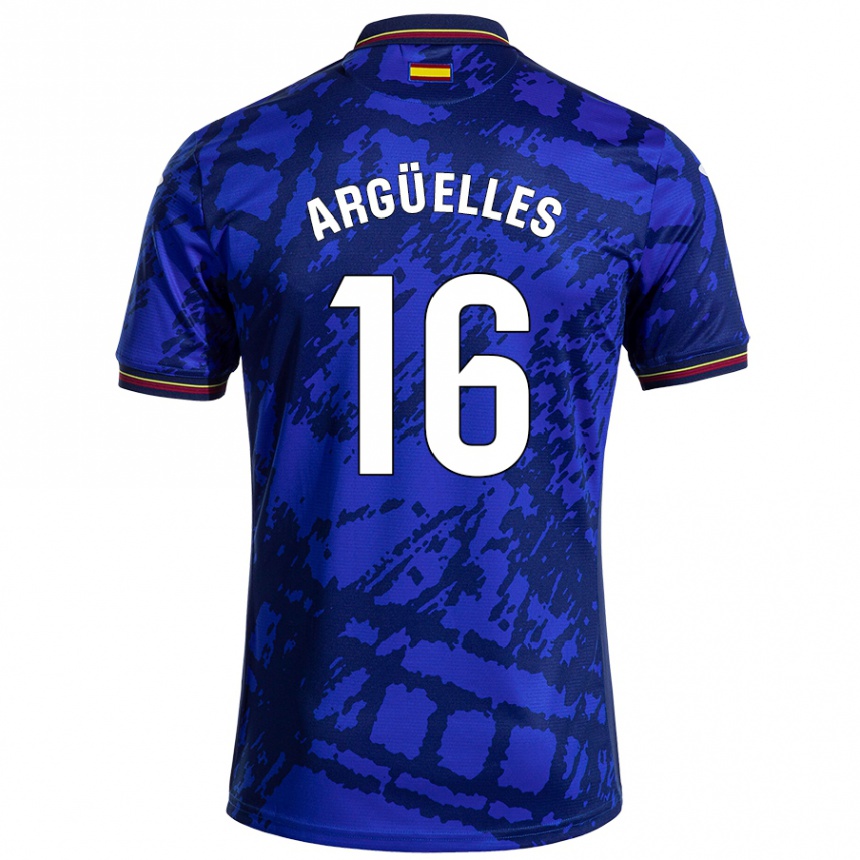 Men Football David Argüelles #16 Darker Blue Home Jersey 2024/25 T-Shirt Uk