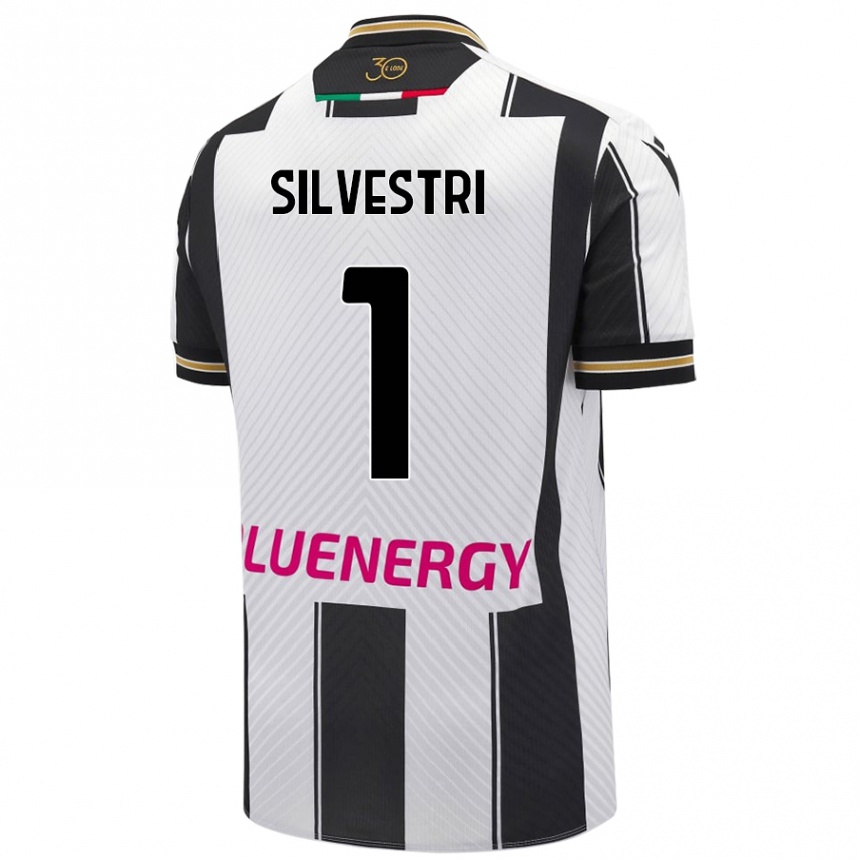 Men Football Marco Silvestri #1 White Black Home Jersey 2024/25 T-Shirt Uk