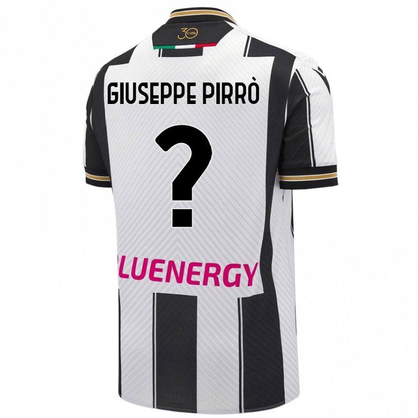 Men Football Marco Giuseppe Pirrò #0 White Black Home Jersey 2024/25 T-Shirt Uk