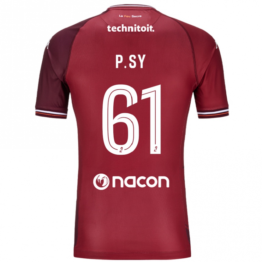 Men Football Pape Sy #61 Red Granata Home Jersey 2024/25 T-Shirt Uk