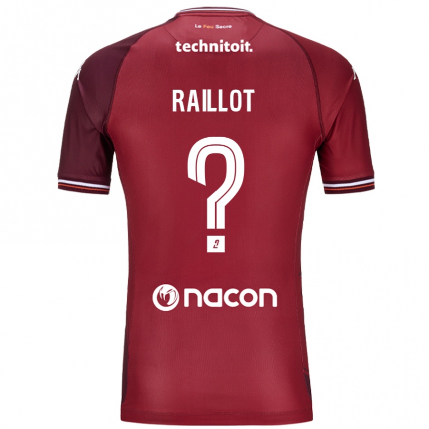 Men Football Lilian Raillot #0 Red Granata Home Jersey 2024/25 T-Shirt Uk