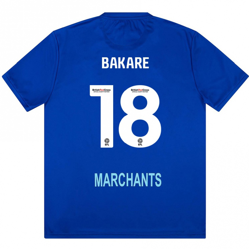 Men Football Ibrahim Bakare #18 Green Away Jersey 2024/25 T-Shirt Uk