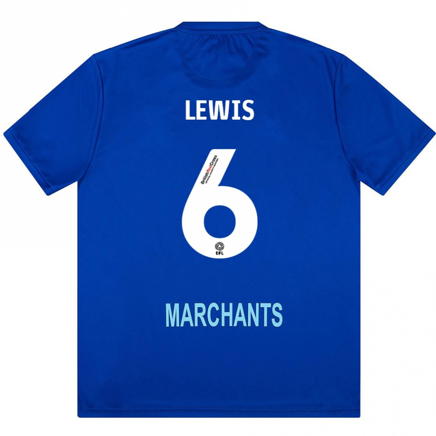 Men Football Megan Lewis #6 Green Away Jersey 2024/25 T-Shirt Uk