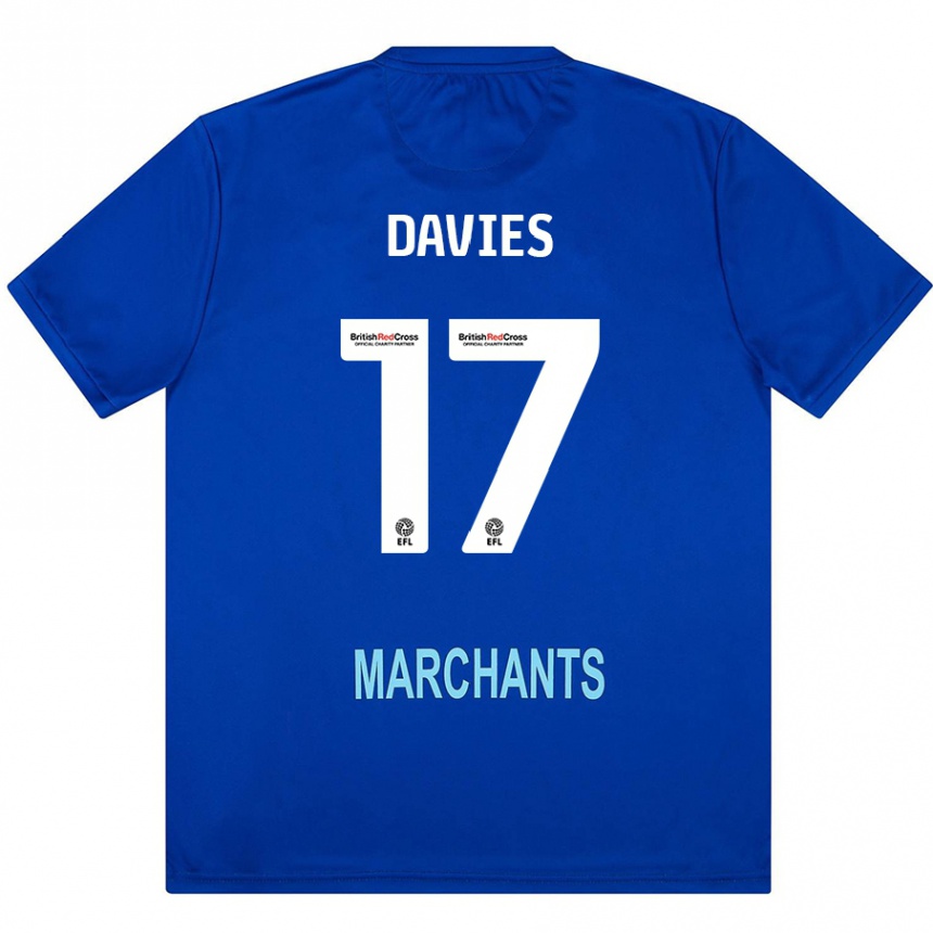 Men Football Annabel Davies #17 Green Away Jersey 2024/25 T-Shirt Uk