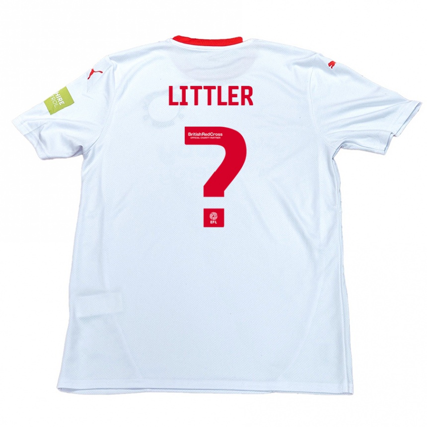 Men Football Zack Littler #0 White Away Jersey 2024/25 T-Shirt Uk