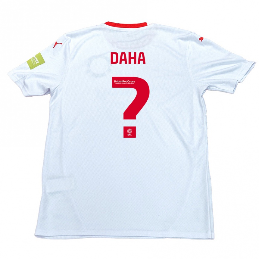 Men Football Hermann Daha #0 White Away Jersey 2024/25 T-Shirt Uk