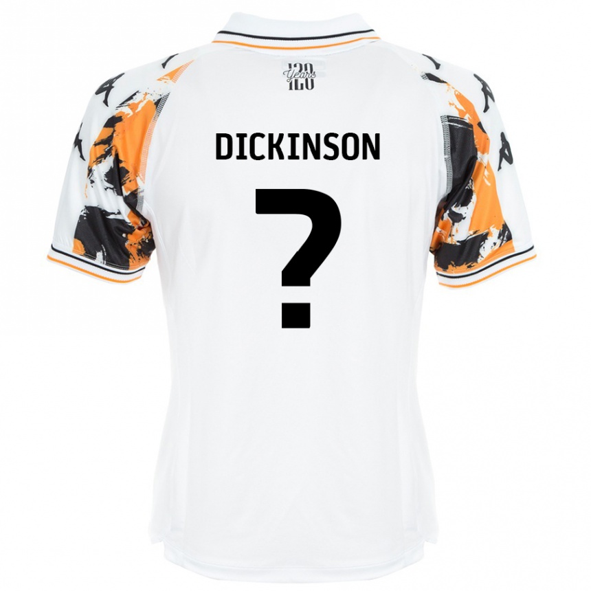 Men Football George Dickinson #0 White Away Jersey 2024/25 T-Shirt Uk