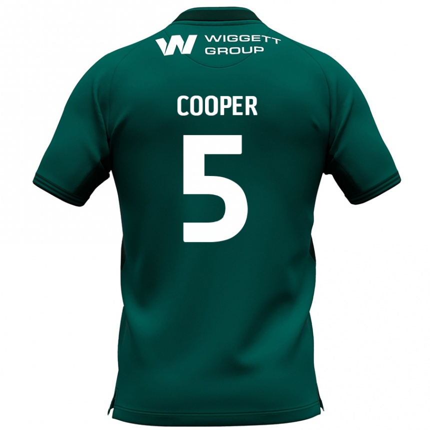 Men Football Jake Cooper #5 Green Away Jersey 2024/25 T-Shirt Uk