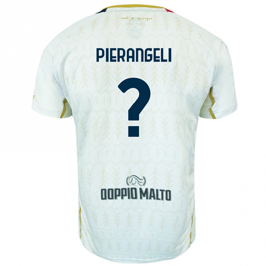 Men Football Luis Pierangeli #0 White Away Jersey 2024/25 T-Shirt Uk