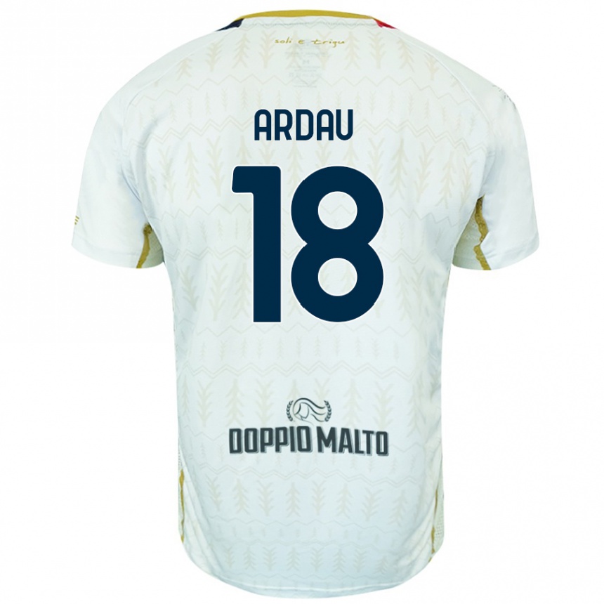 Men Football Samuel Ardau #18 White Away Jersey 2024/25 T-Shirt Uk