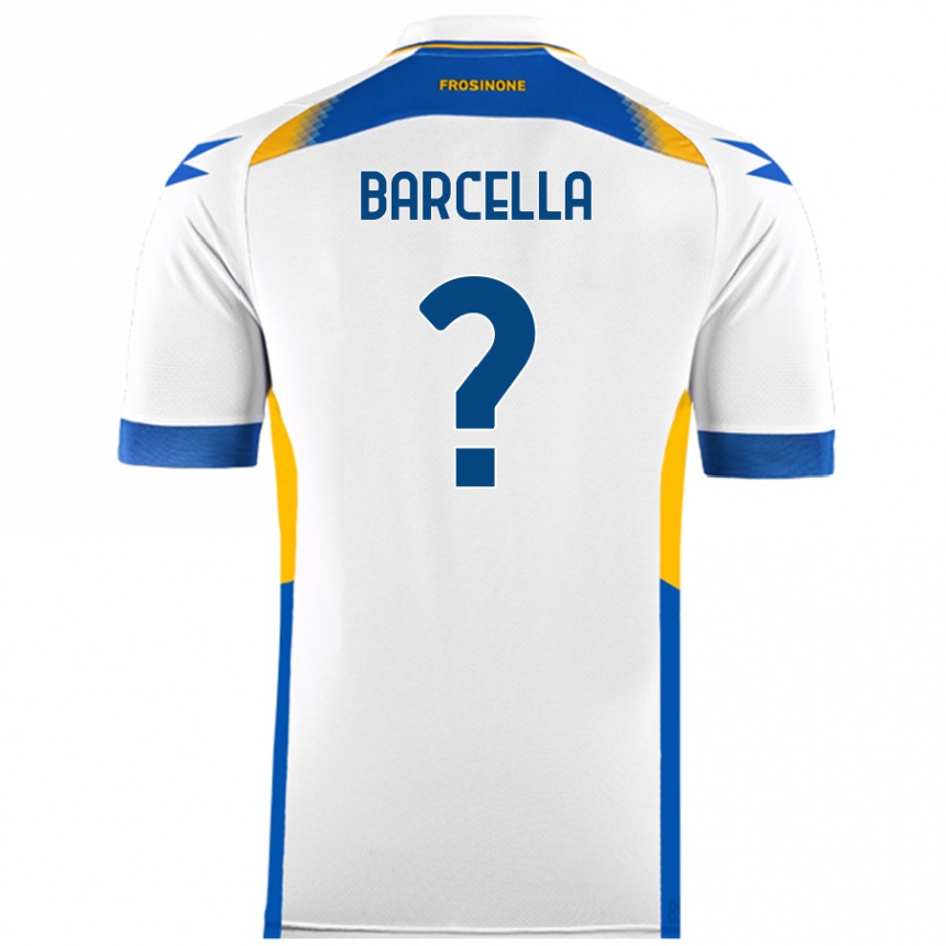 Men Football Kevin Barcella #0 White Away Jersey 2024/25 T-Shirt Uk