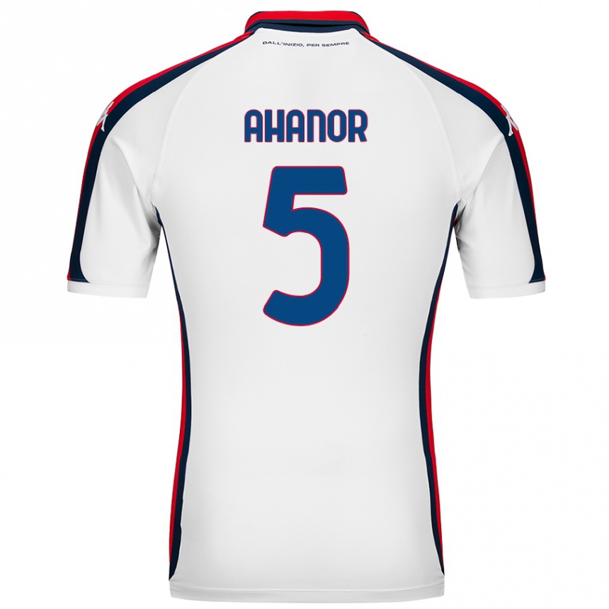 Men Football Honest Ahanor #5 White Away Jersey 2024/25 T-Shirt Uk