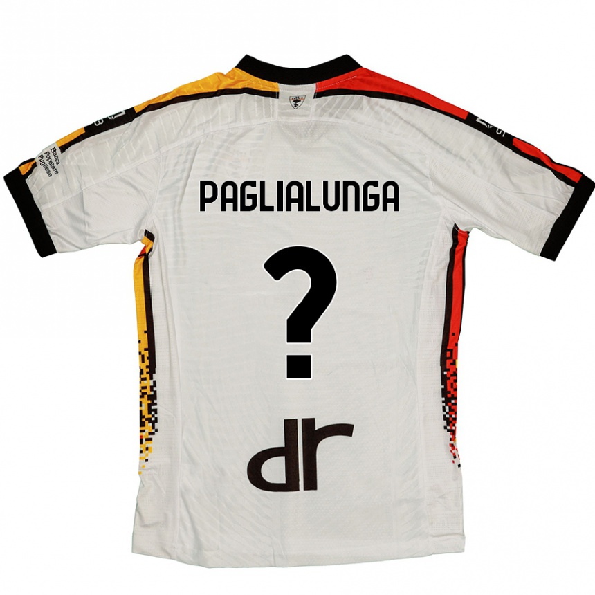 Men Football Robert Paglialunga #0 White Black Away Jersey 2024/25 T-Shirt Uk