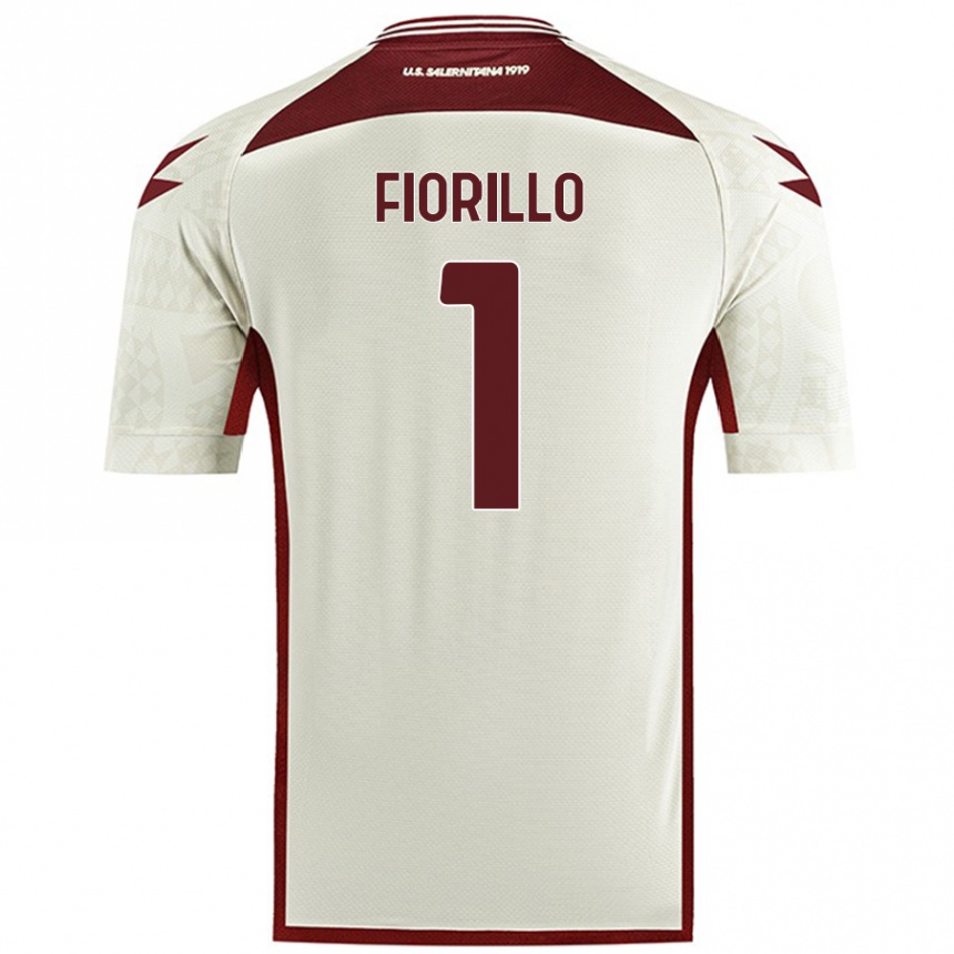 Men Football Vincenzo Fiorillo #1 Cream Color Away Jersey 2024/25 T-Shirt Uk