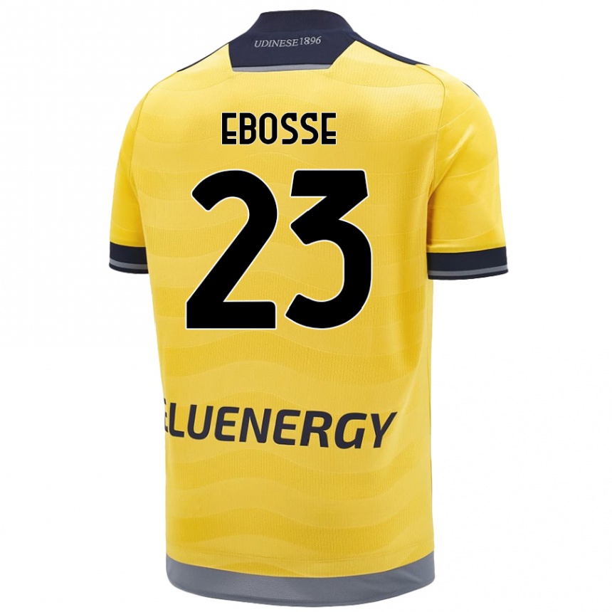 Men Football Enzo Ebosse #23 Golden Away Jersey 2024/25 T-Shirt Uk