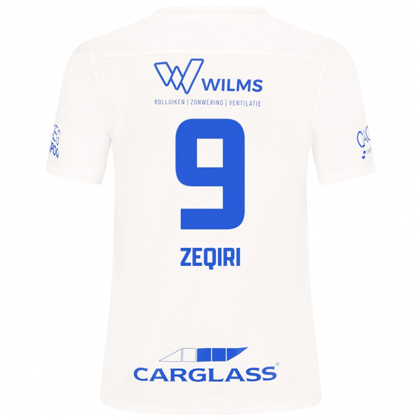 Men Football Andi Zeqiri #9 White Away Jersey 2024/25 T-Shirt Uk