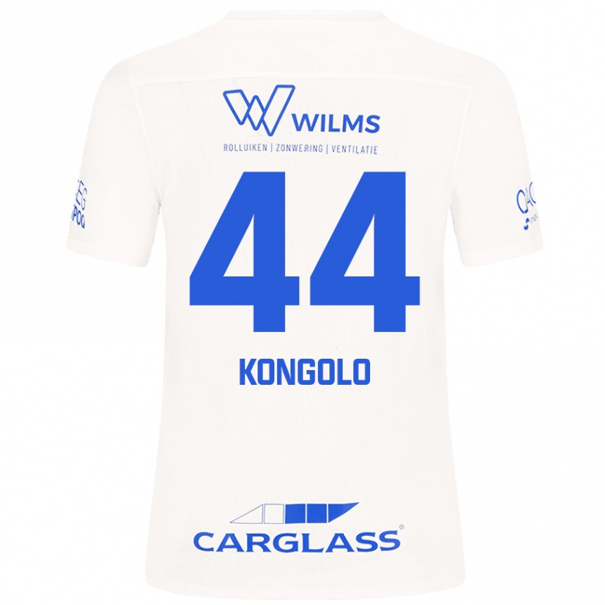 Men Football Josue Kongolo #44 White Away Jersey 2024/25 T-Shirt Uk