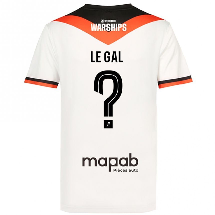 Men Football Noah Le Gal #0 White Away Jersey 2024/25 T-Shirt Uk