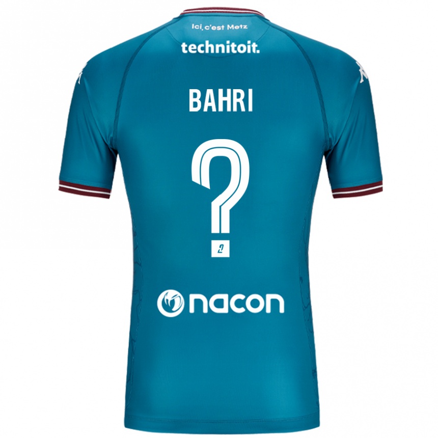 Men Football Wassim Bahri #0 Bleu Petrole Away Jersey 2024/25 T-Shirt Uk