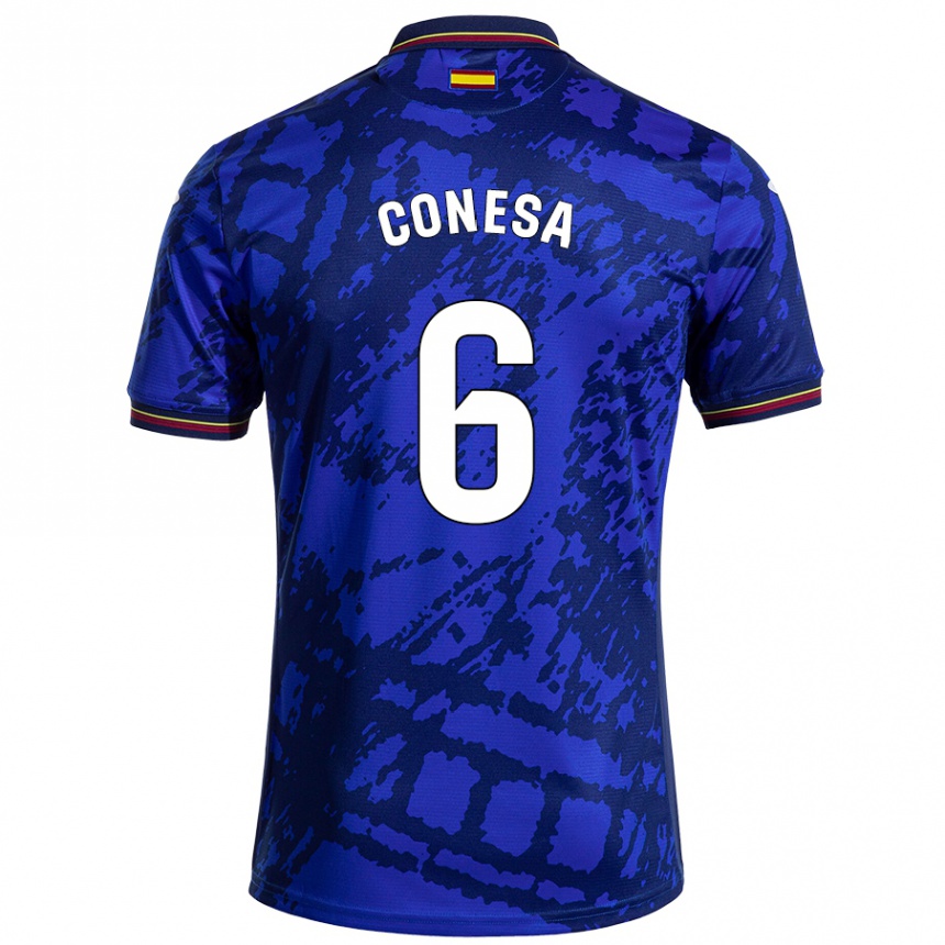 Women Football Nico Conesa #6 Darker Blue Home Jersey 2024/25 T-Shirt Uk