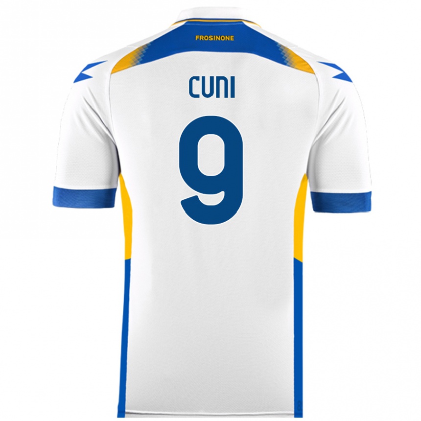 Women Football Marvin Cuni #9 White Away Jersey 2024/25 T-Shirt Uk