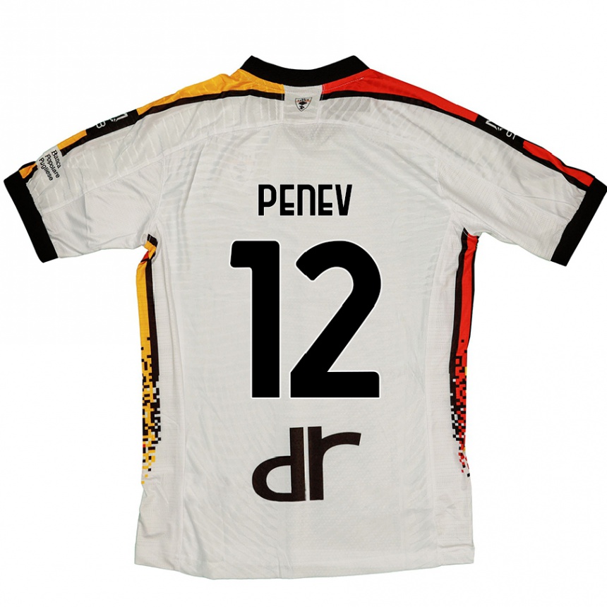 Women Football Plamen Penev #12 White Black Away Jersey 2024/25 T-Shirt Uk