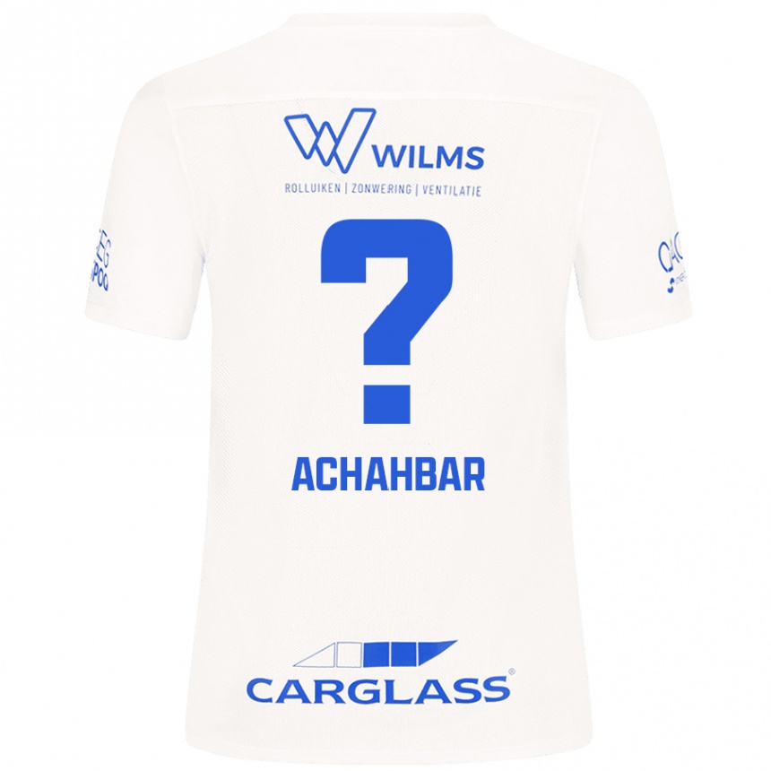 Women Football Kiyan Achahbar #0 White Away Jersey 2024/25 T-Shirt Uk