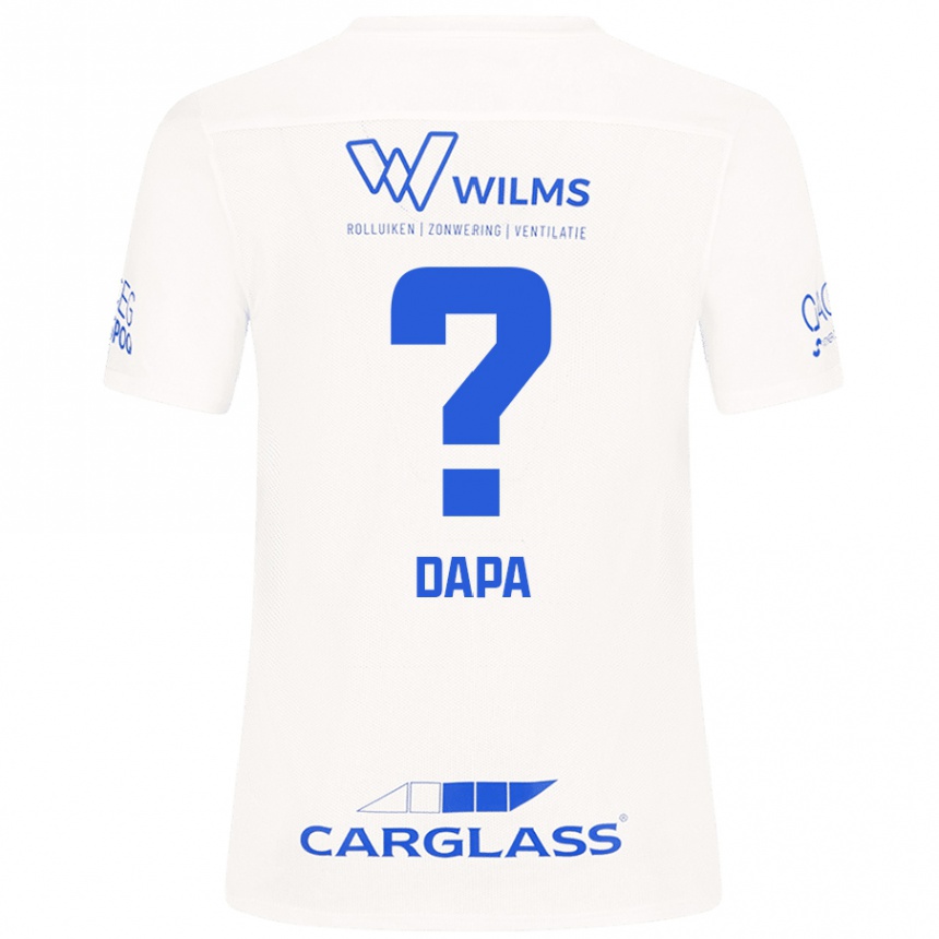 Women Football Melvyn Dapa #0 White Away Jersey 2024/25 T-Shirt Uk